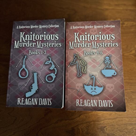 Knitorious Murder Mysteries; Reagan Davis; 2020; Lot Of 4 Books 1-12 - Picture 3 of 9